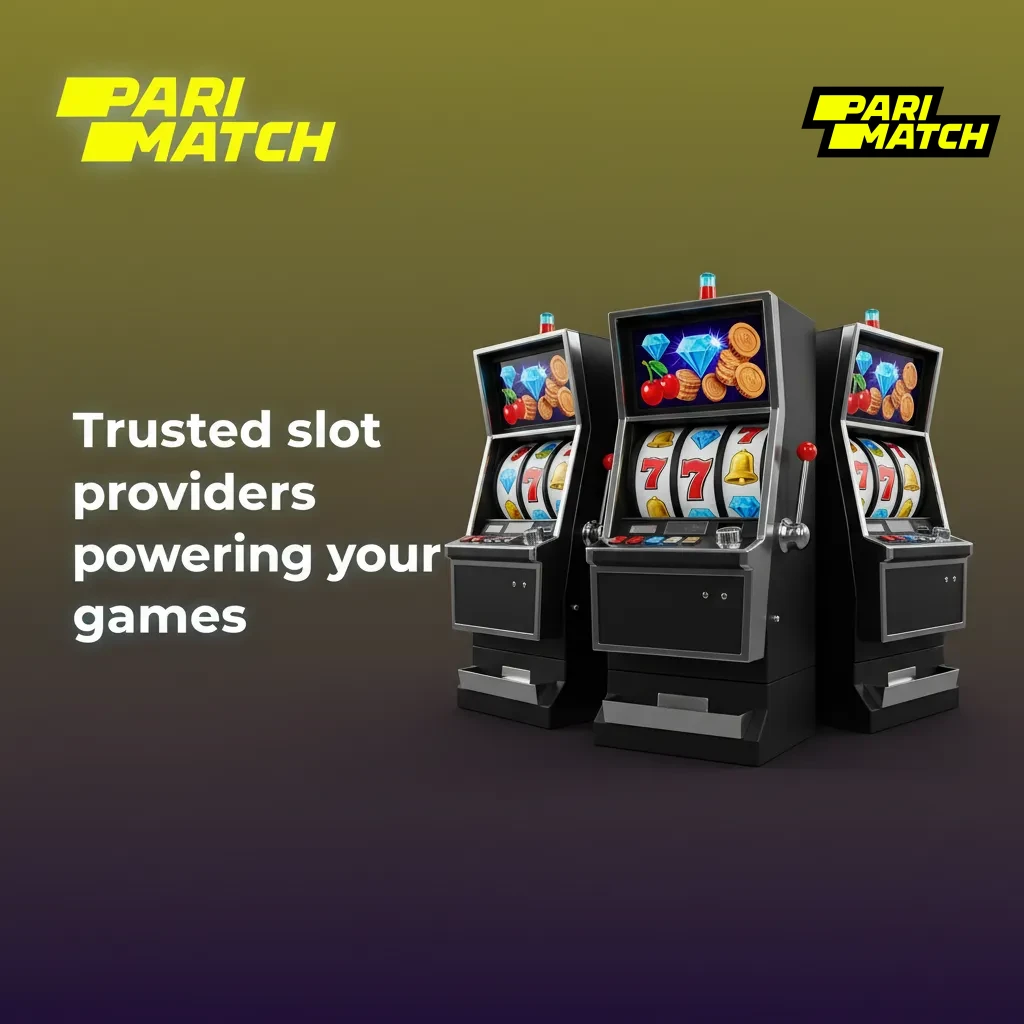 Parimatch Casino App trusted slot providers, including Pragmatic Play, NetEnt, Play'n GO, and more