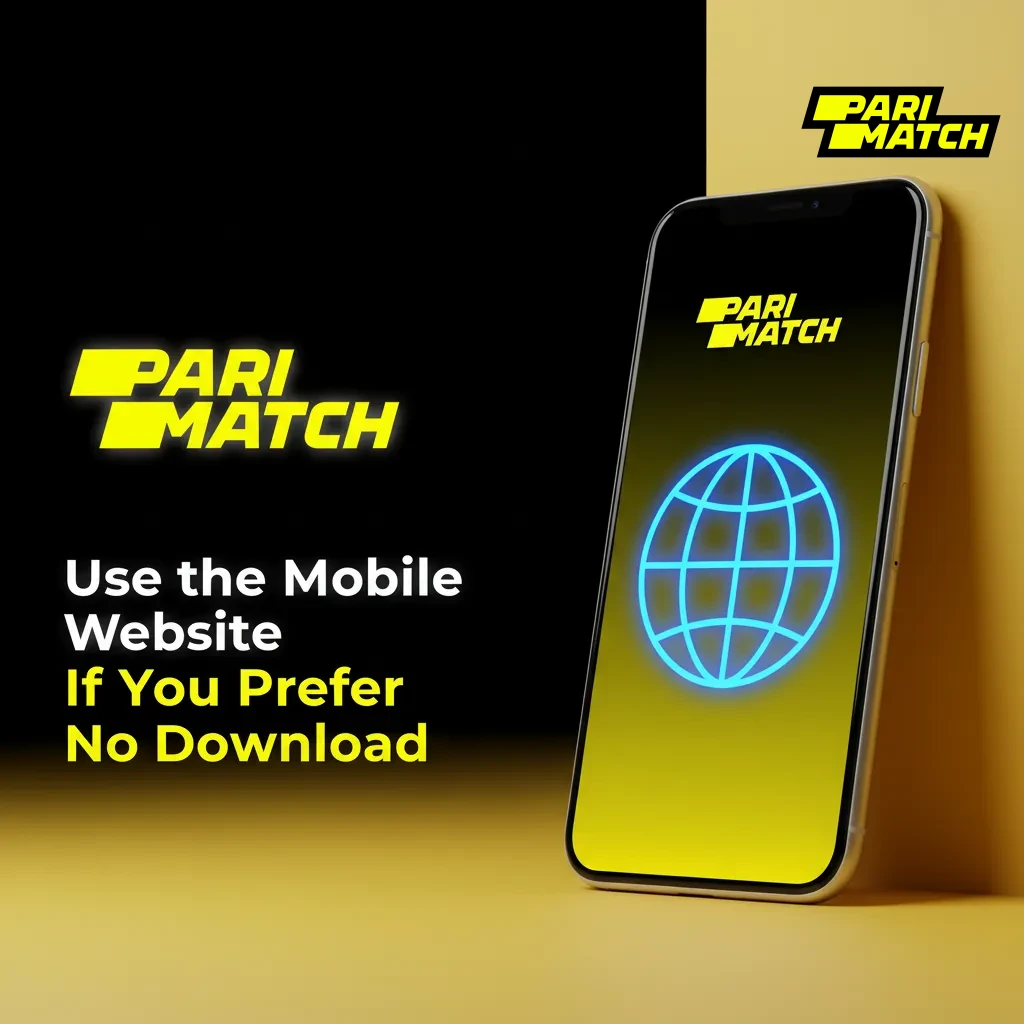 Play Parimatch app in browser with sports, casino, payments, support, no download, save storage.