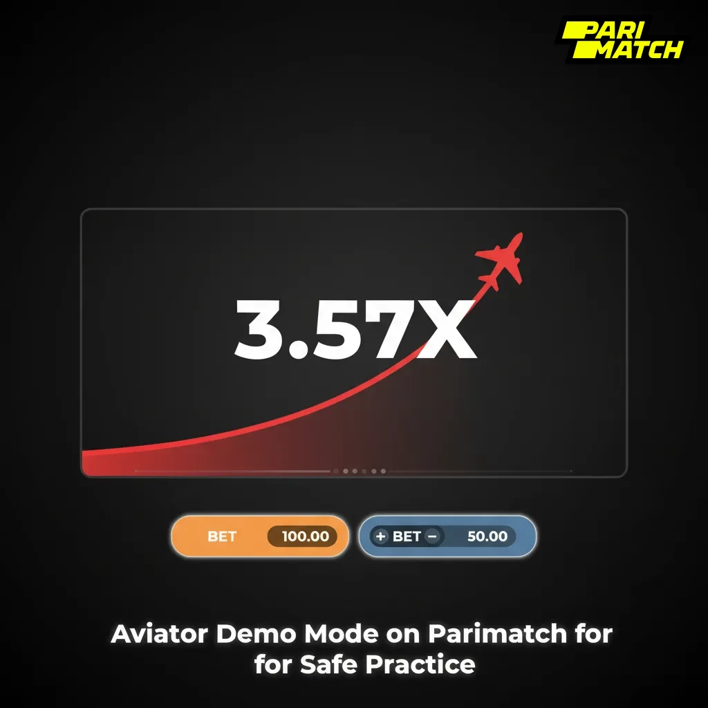 Aviator demo on Parimatch with rising multiplier, virtual coins, dual bets and auto cashout for safe practice.