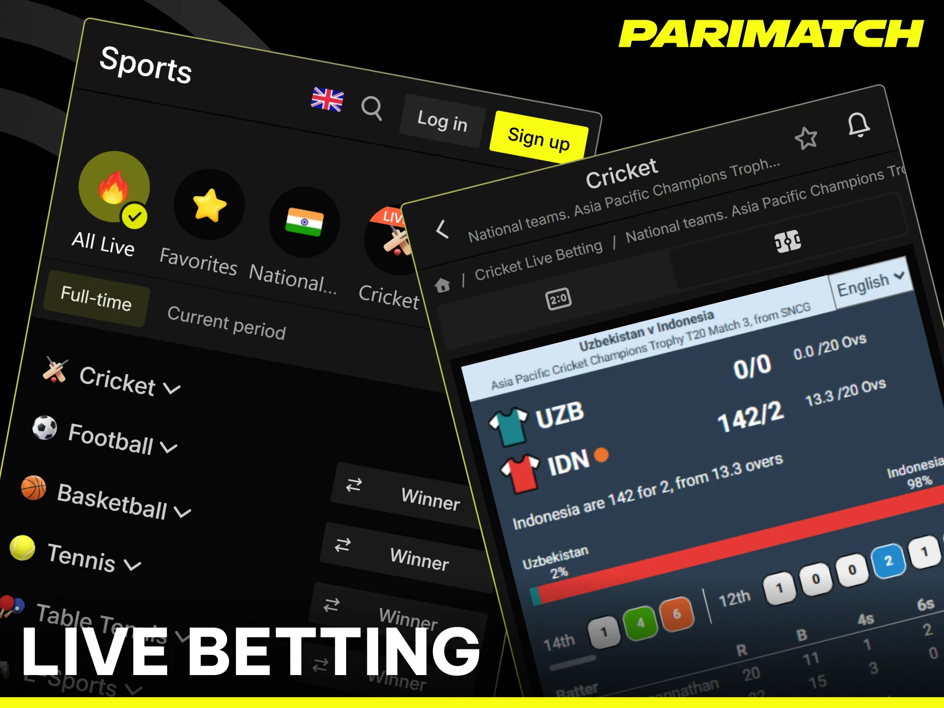 Enjoy real-time sports wagering with dynamic odds through Parimatch.