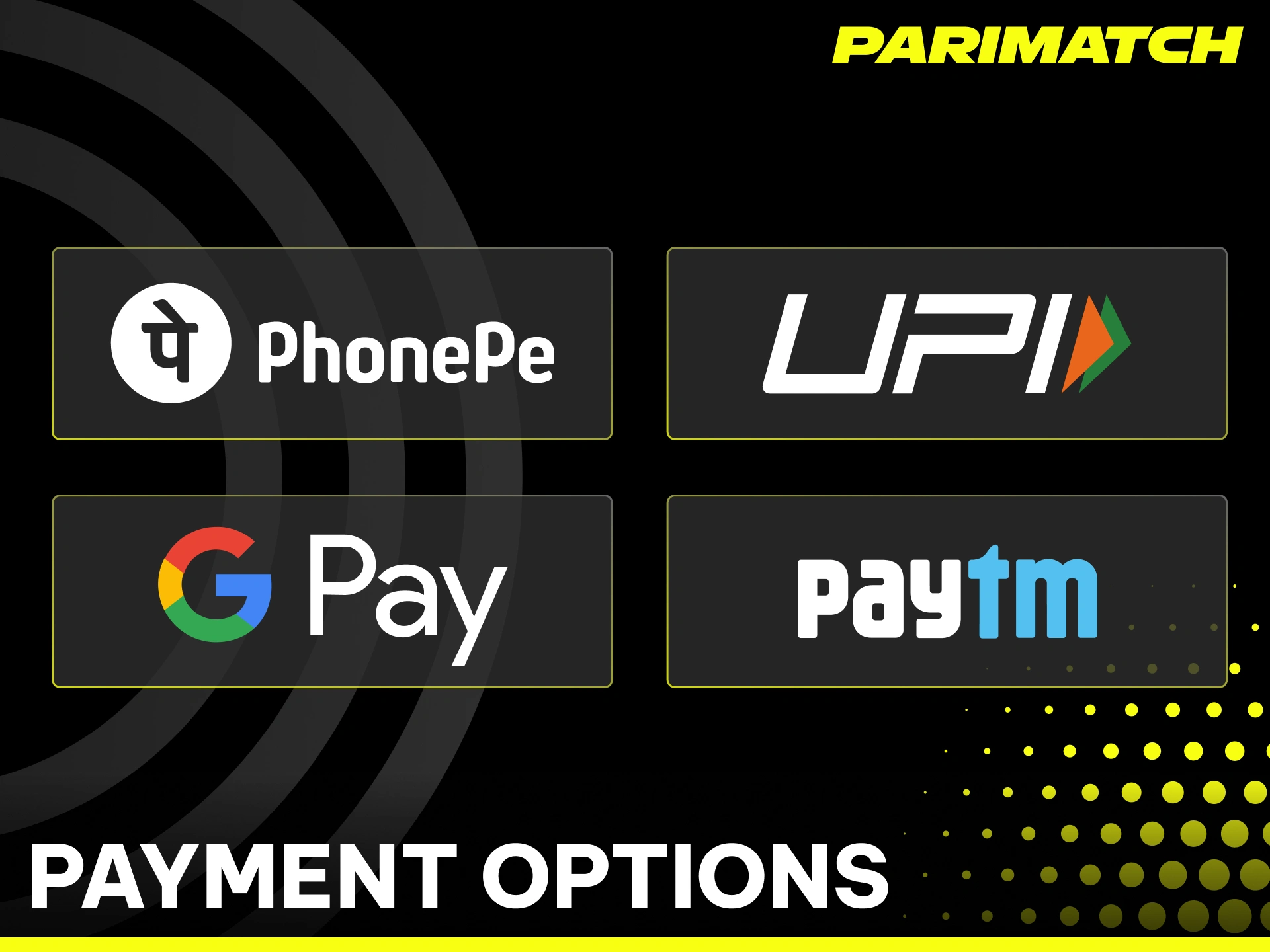 Deposit funds quickly using secure local Indian methods on Parimatch.