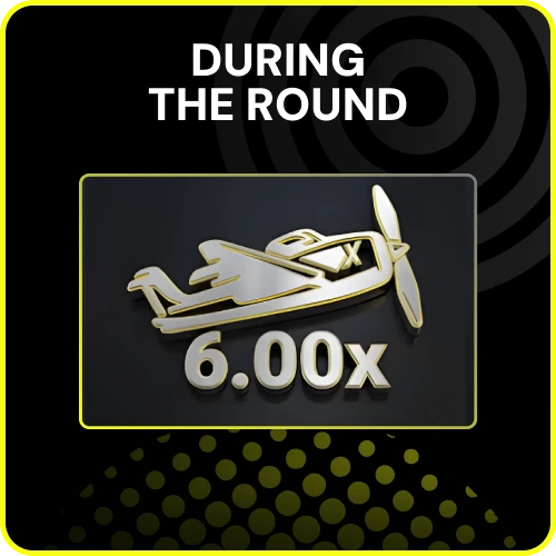 During the Aviator round on Parimatch India where the multiplier climbs until the crash.