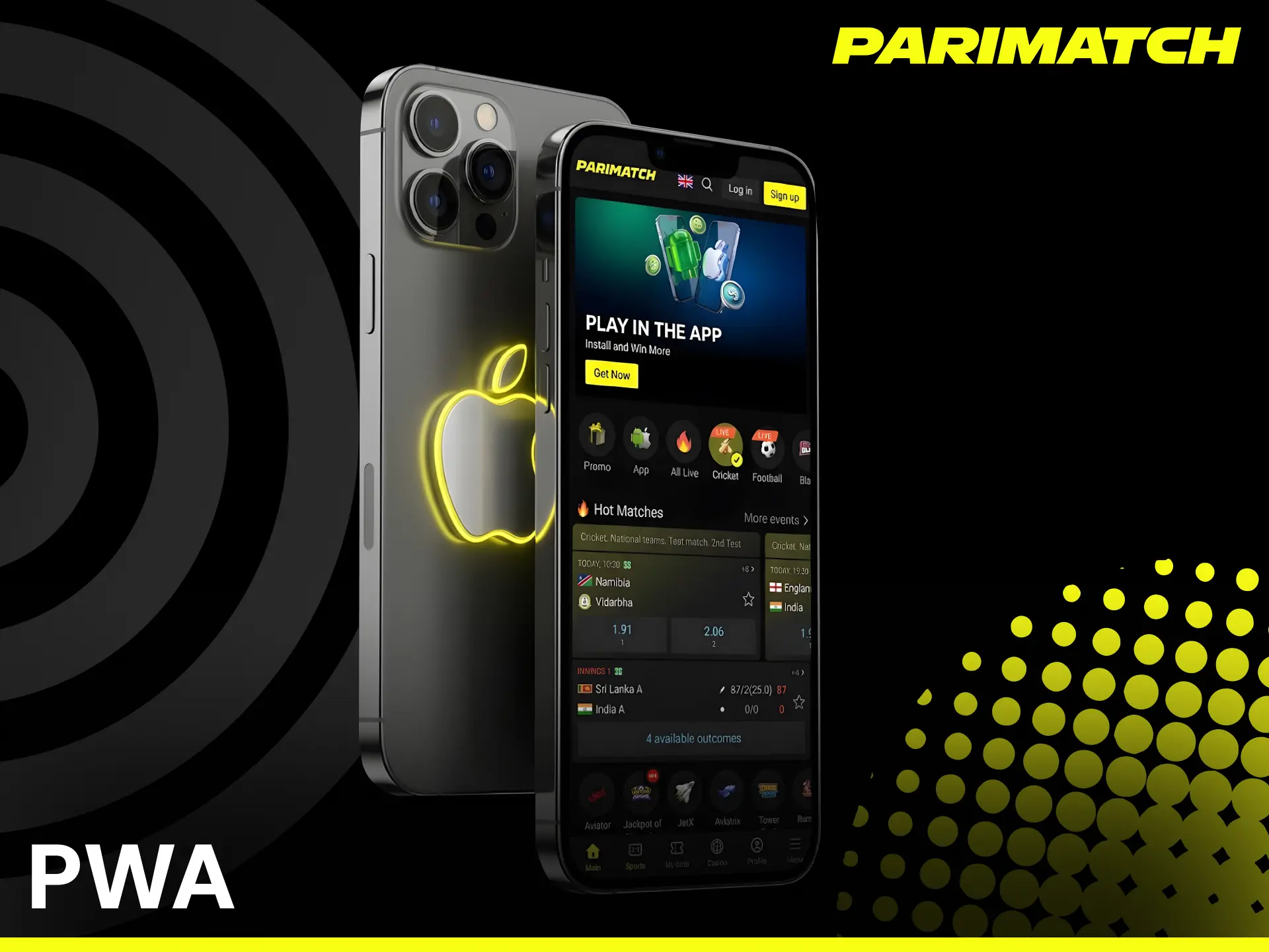 Parimatch PWA system requirements and compatible Android and iOS devices for Indian players.