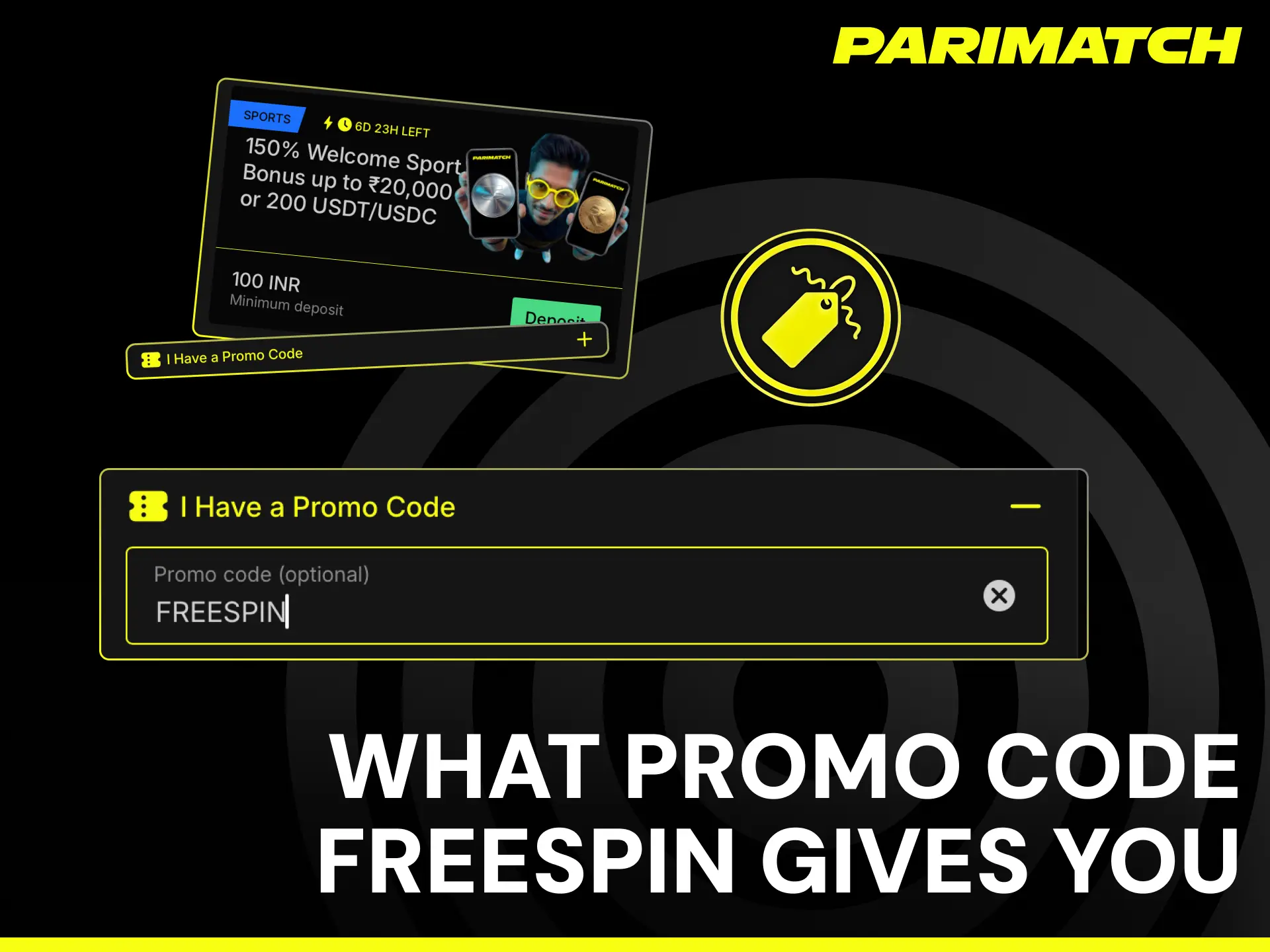 Parimatch promo code FREESPIN unlocks welcome bonuses up to ₹1,05,000 for Indian players.