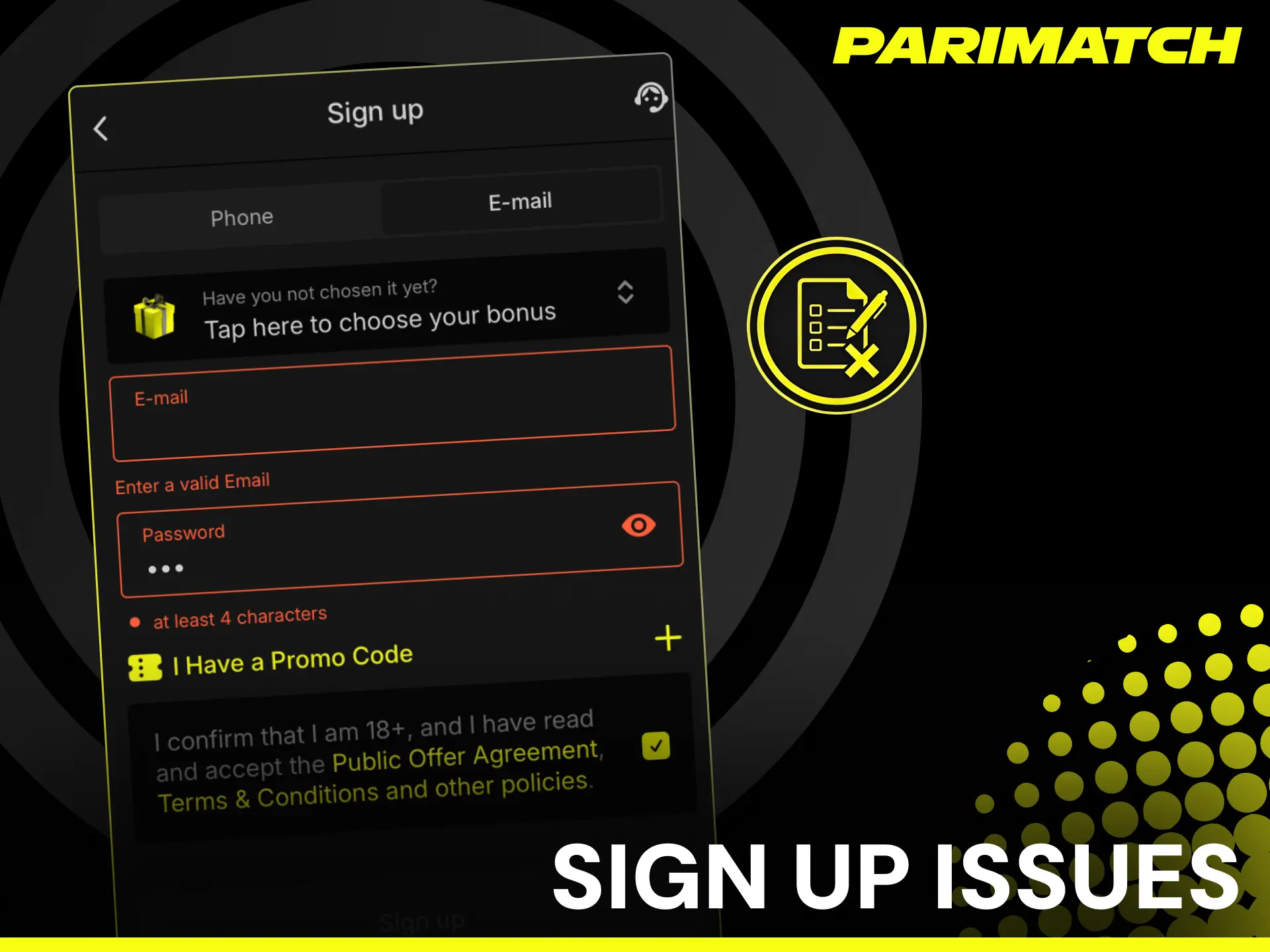 Common Parimatch sign up issues for Indian players and solutions for OTP errors.